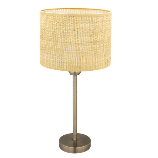 lampy stołowe Lampka stołowa kolor patyna 43 cm