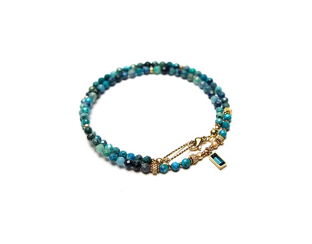 chokery Chryzokola vol. 7 /choker/ 04.12.25 naszyjnik - Szlachetna kolekcja