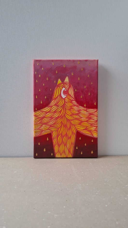 obrazy Łuskaniec róż czerwień obraz akrylowy