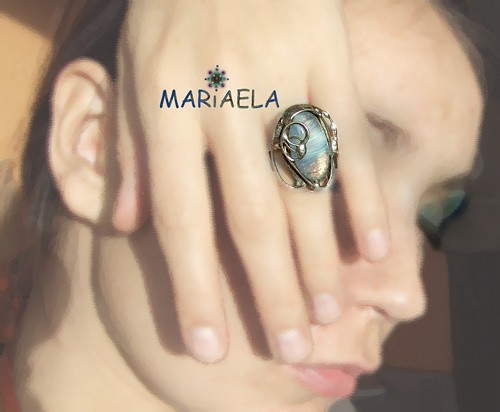 PIERŚCIEŃ STALOWEJ DAMY MARIAELA