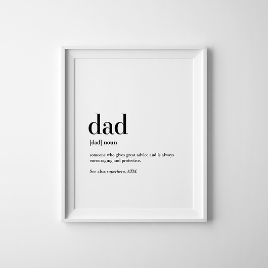 plakaty PLAKAT DEFINICJA tata prezent dla taty
