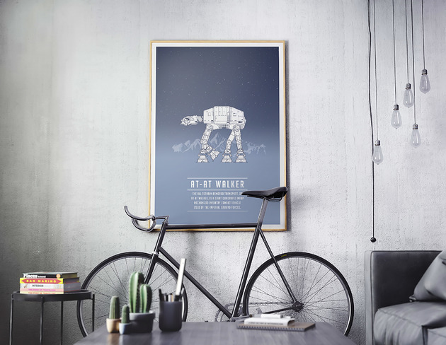 Plakat Star Wars - AT AT Walker Peszkowski Graphic