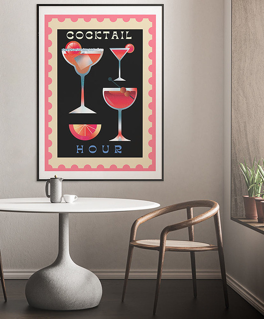 plakaty Cocktail Hour - plakat fine art