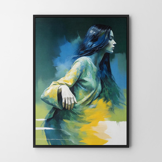 plakaty Plakat Abstrakcja dziewczyna