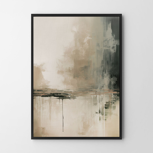 plakaty Plakat Dark Gold - abstrakcja