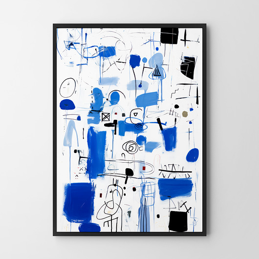 plakaty Plakat Loftowa abstrakcja