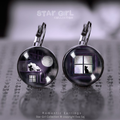 Star Girl i Pełnia, dark silver  Ewa Saj Fotografie