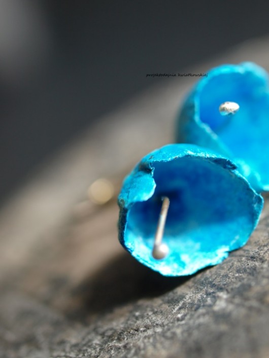 kolczyki wire wrapping Campanula 2