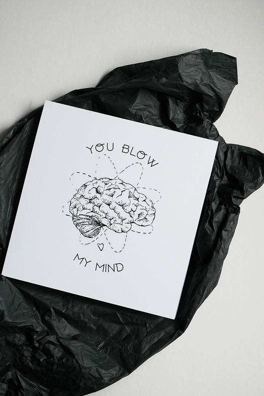 kartka walentynki You Blow My Mind La Dolce Design