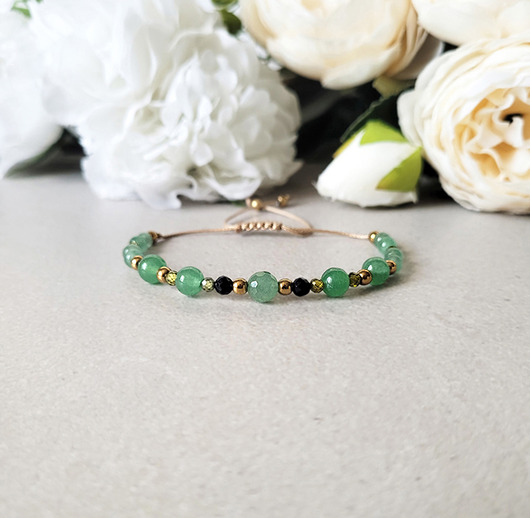 bransoletki z kamieni naturalnych BARAN- z Turmalinem Zodiakalna bransoletka