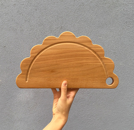 deski do krojenia i tace Deska Pierożek Buk