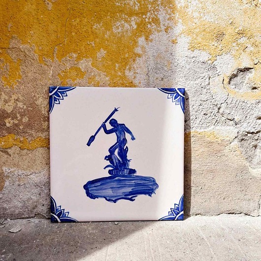 podkładki do kuchni Neptun gdański na kafelku