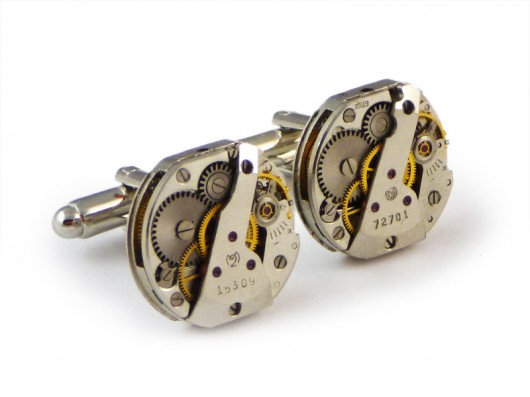 Steampunkowe spinki  Scradeus