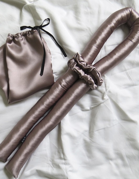 akcesoria dla niej Jedwabny wałek do kręcenia włosów