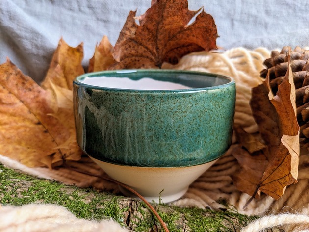 kubki Zestaw kubków ceramicznych bez ucha MIDORI