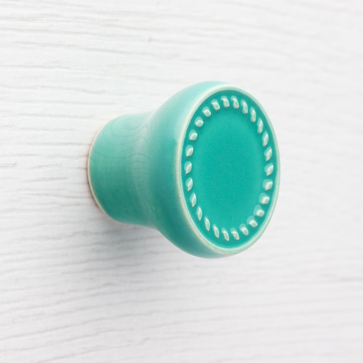 gałki do mebli Gałka do mebli, miętowo-turkusowa, wz.12