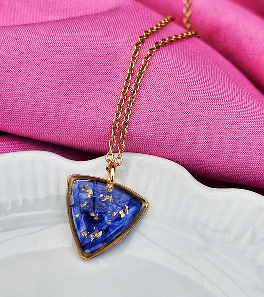 wisiory Naszyjnik z chabrem