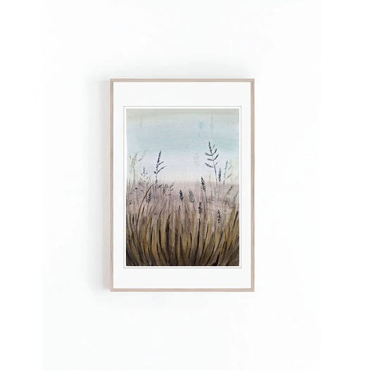 obrazy Oryginalna akwarela. Trawy A3