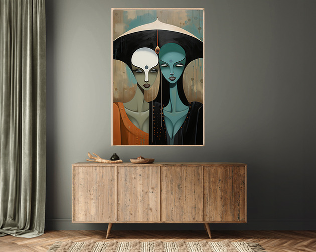 plakaty Oblicza Innych Wymiarów - Plakat - Druk - Abstrakcja, Surrealizm, Loft #7