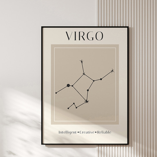 plakaty Plakat znak zodiaku -  VIRGO
