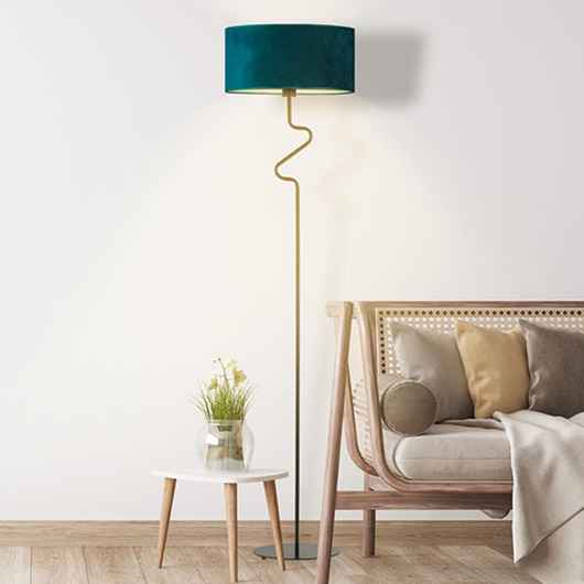 lampy podłogowe Ozdobna lampa stojąca w stylu urban jungle MORONI VELUR