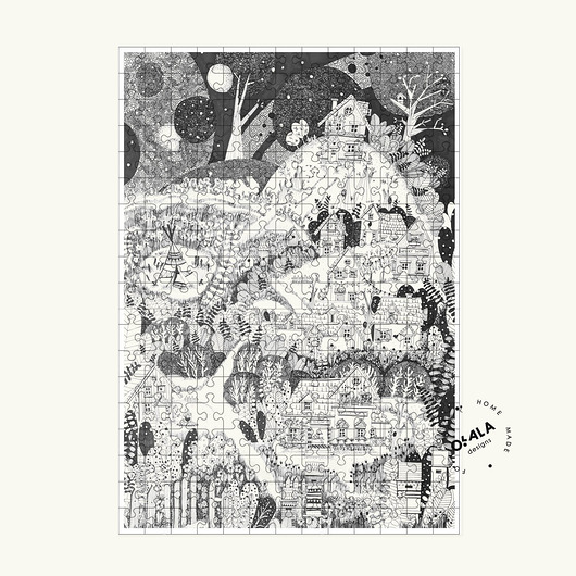 puzzle dla dzieci PUZZLE "bajkowa podróż" 1000el.