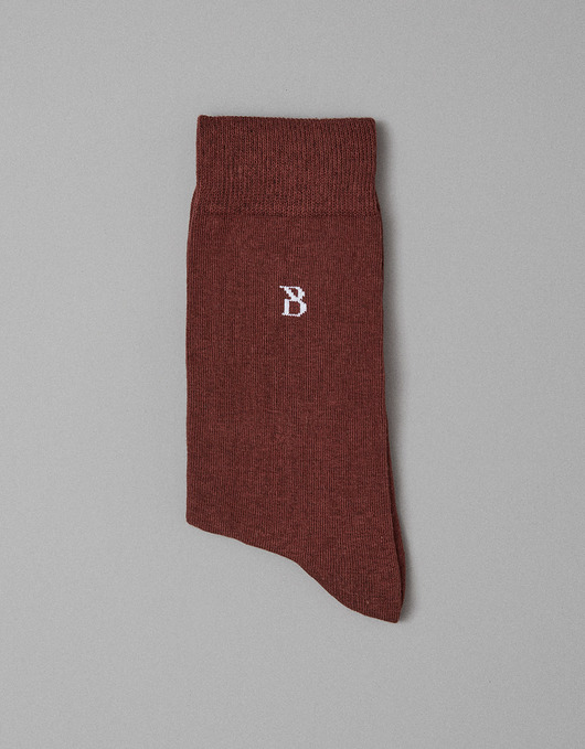 skarpetki męskie Skarpety męskie stretch cotton brązowe 40-45