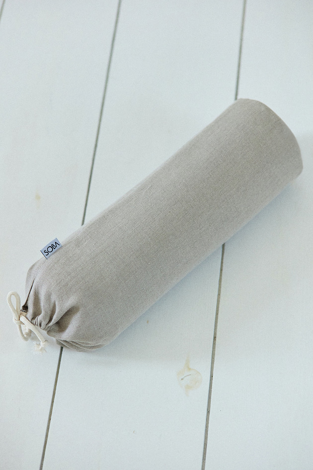akcesoria do jogi Bolster/wałek mały z łuską gryki NATURAL