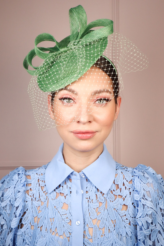 fascynatory KAJA zielony toczek ręcznie robiony unikat