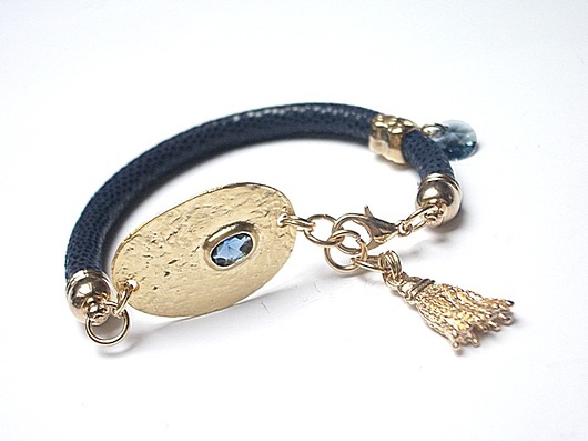 Strap -z chwostem navy /10.02.2016/ KiKa pracownia