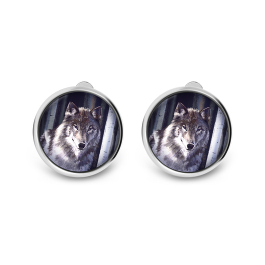 klipsy Klipsy - Szary wilk