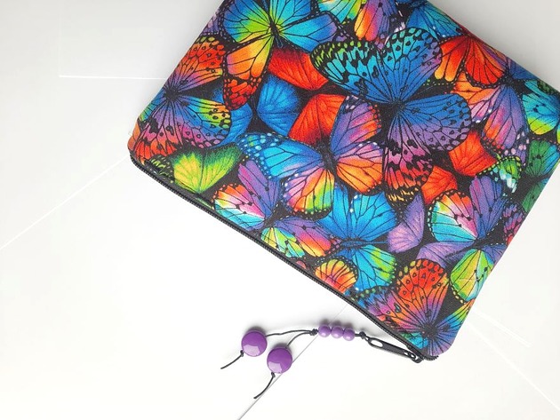 kosmetyczki Tęczowe motyle... -kosmetyczka