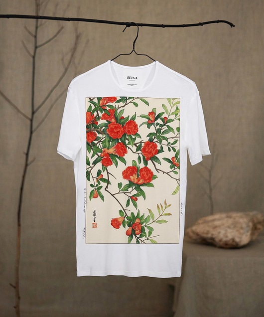 t-shirty męskie Hodo Nishimura white T-shirt Man