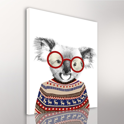 OBRAZ NA PŁÓTNIE -  60x80 KOALA LUdesign gallery