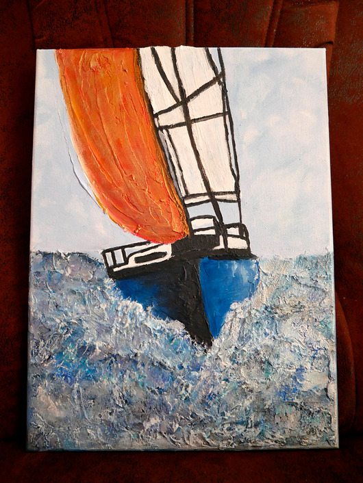 obrazy Żaglówka obraz akrylowy