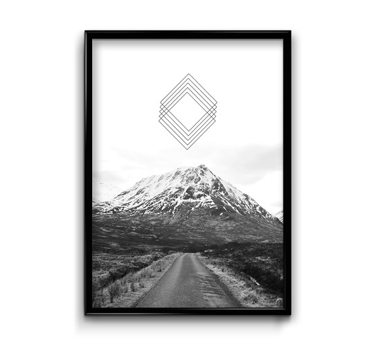 Geometric view #4 - plakat  Bury Lis