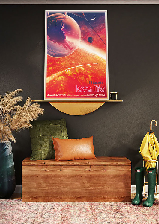 plakaty Planeta 55 Cancri e - plakat 50x70 cm NASA