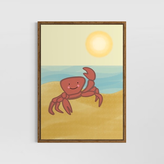 obrazy i plakaty do pokoju dziecięcego Plakat Hello Sun
