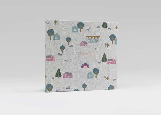 album dla dziecka 4 pory ROKU /// wiosna papier LAB
