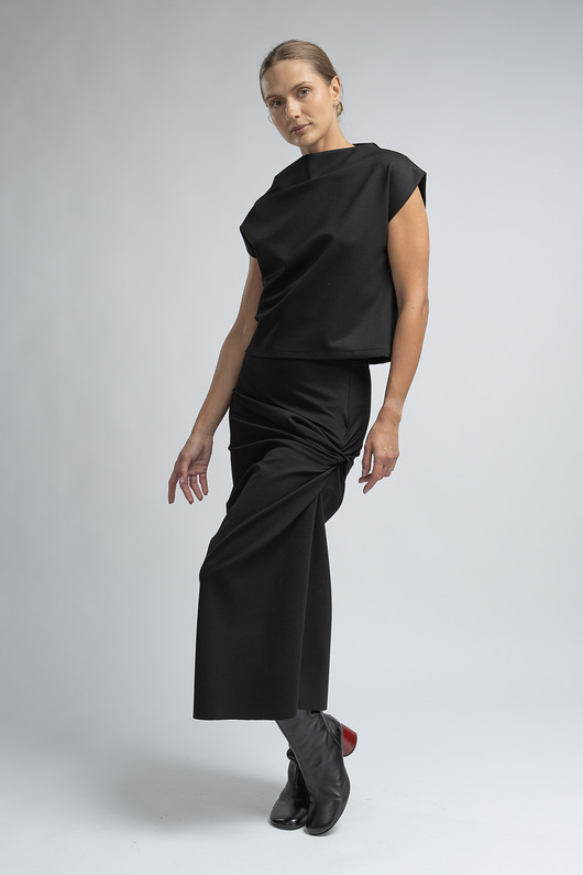 spódnice maxi Hrafna knot skirt