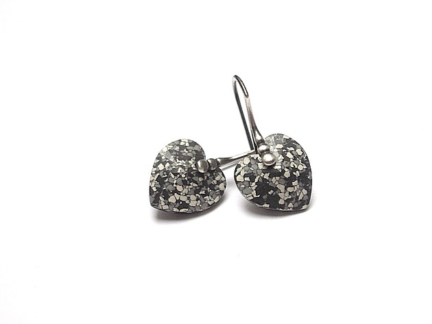 Kolczyki Swarovski Serce z kamienia   Katia i krokodyl