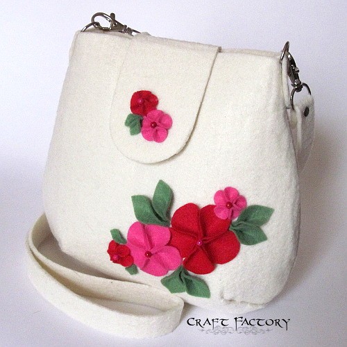 Retro Impatiens - mała torebka na ramię Craft Factory