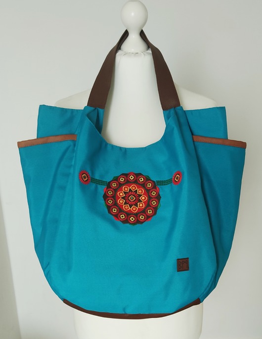torby na ramię Mandala haftowana