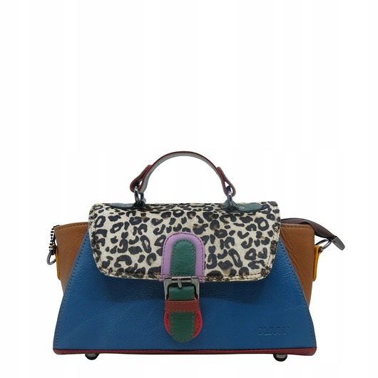 torby na ramię Torebka damska skórzana retro do ręki regulowany pasek elegancka eko OLIVKA