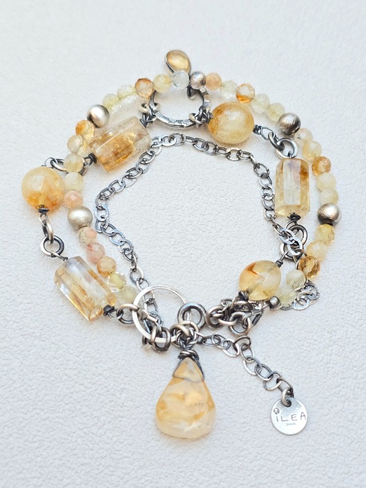 bransoletki srebrne Cytrynowa Wariacja w Srebrze