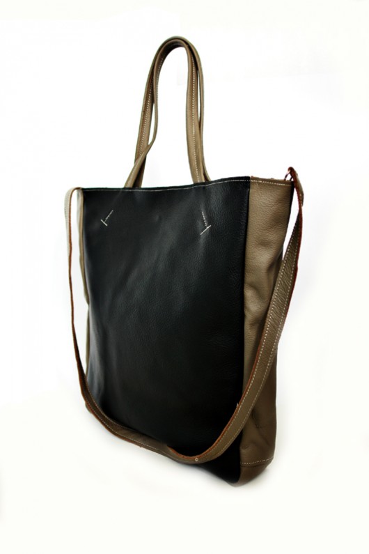 Torba Black Tote Pansy