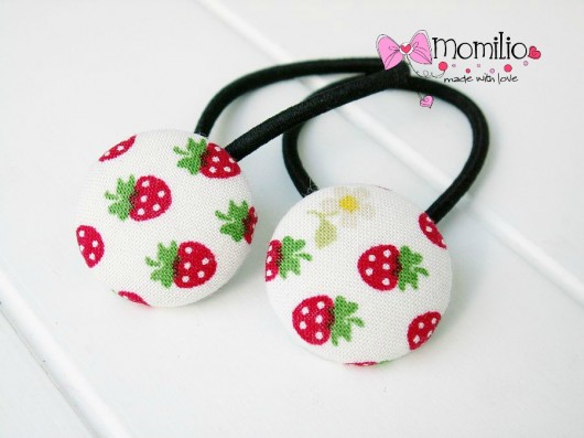 STRAWBERRY gumki do włosów baby Momilio