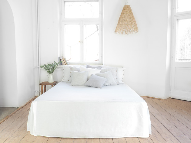 koce i narzuty Lambrekin Classic PURE WHITE