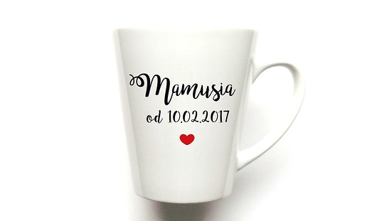 Kubek Latte Mamusia "Podaj datę" FarrowDesign