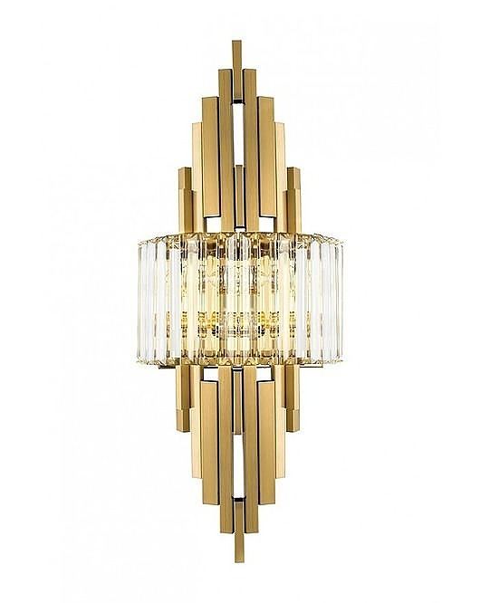 kinkiety Kinkiet Ścienny Lampa Ścienna Perghalia Złota